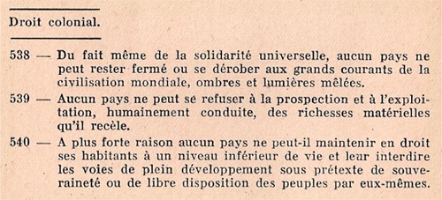 Pacte Synarchique et droit colonial, annexe, p. 134