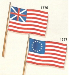 Le drapeau américain en 1776&1777