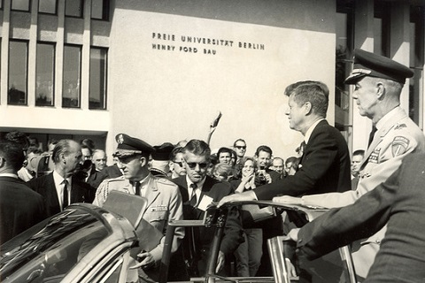 26 juin 1963, J.F. Kennedy à l'Université libre de Berlin